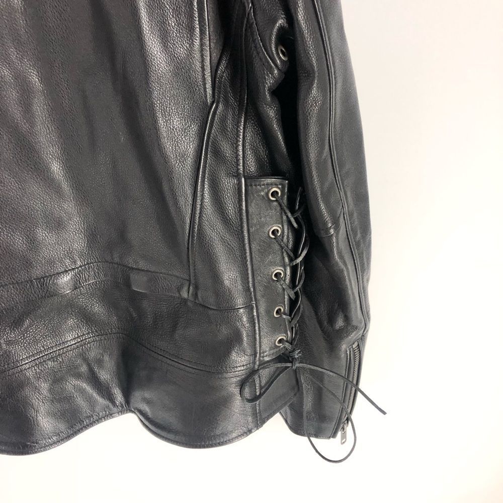 Wilson Leather Finn Rider Moto Jacket Sz S - Picture 9 of 13